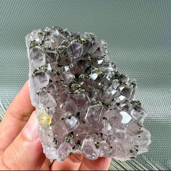 Amethyst with Chalcopyrite from Chala Mine in Haskovo, Bulgaria 137g (4.83oz)